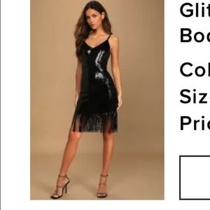 Gorgeous new sequin dress from Lulu’s - Size M - adjustable straps